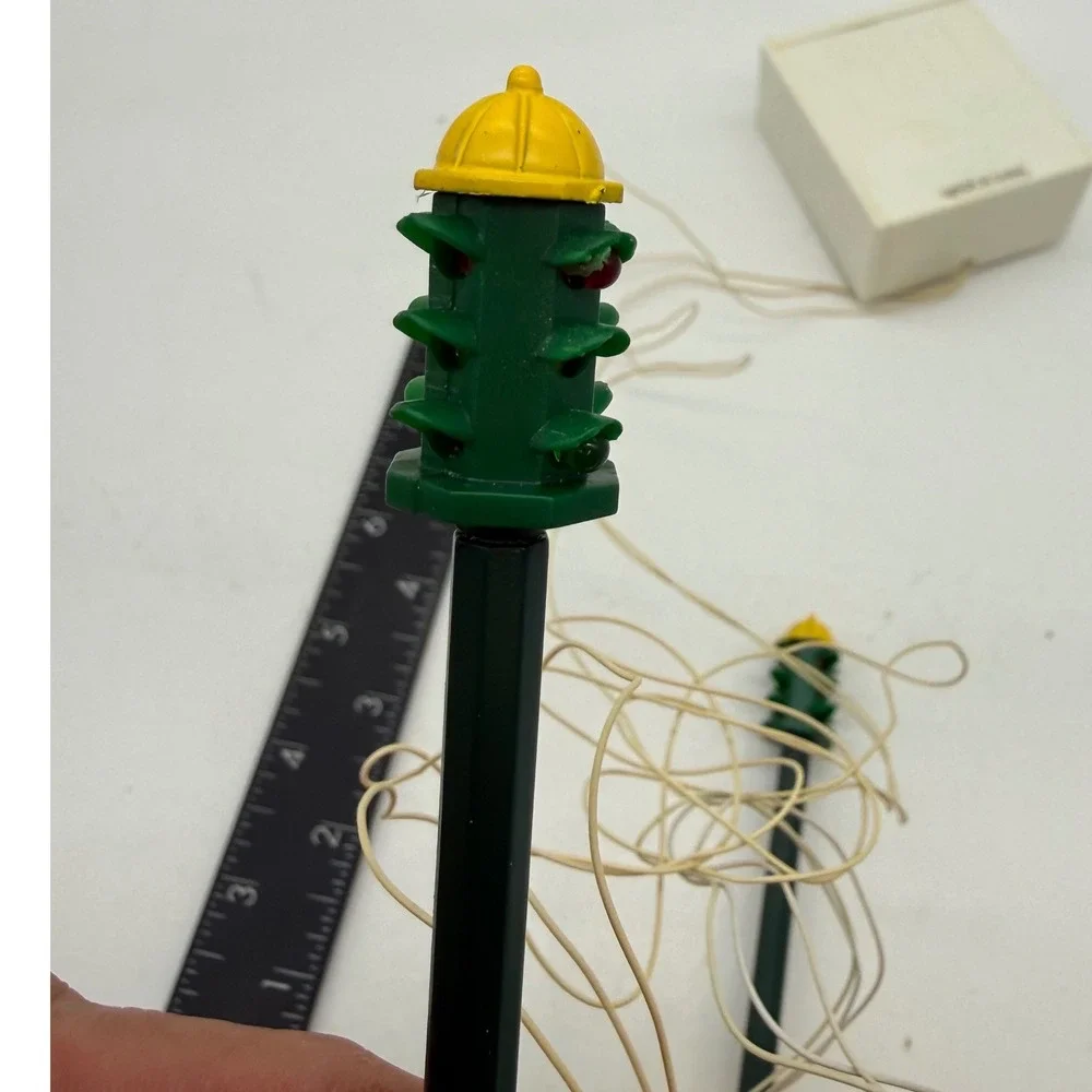 Department 56 Original Snow Village Traffic Lights Set of 2 Battery Box -PARTS